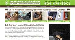 Desktop Screenshot of jacksonvillelocksmith.biz